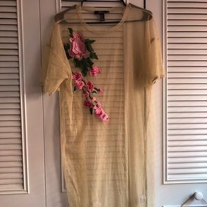 Forever 21 mesh dress / cover up